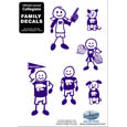 Kansas St. Wildcats Family Decal Set Small